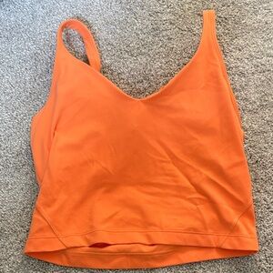 Orange lemon align tank